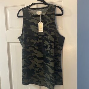 NWT MudPie Camo Print Tank Top
